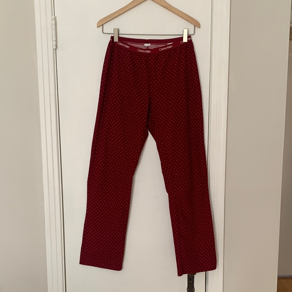 Calvin Klein Heart Print Pajama Bottoms